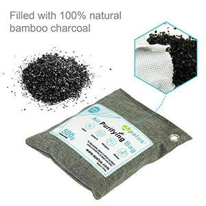 Apalus Air Purifying Bag For Car | Reusable Bamboo Activated Charcoal Air Freshener | Natural & Chemical Free