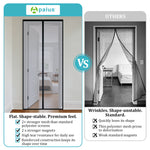 Apalus VP Magnetic Screen Door – Heavy Duty Anti Mosquito Mesh Fly Curtain, Top-to-Bottom Seal Snaps Shuts Automatically, Keep Fresh Air in and Bugs Out