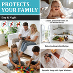 Apalus Prime Screen Door, Magnetic Insect Protection for Balcony Door, Breathable and Durable, Stronger Magnets than Classic Model, Weather-Resistant, 3.8 cm Velcro