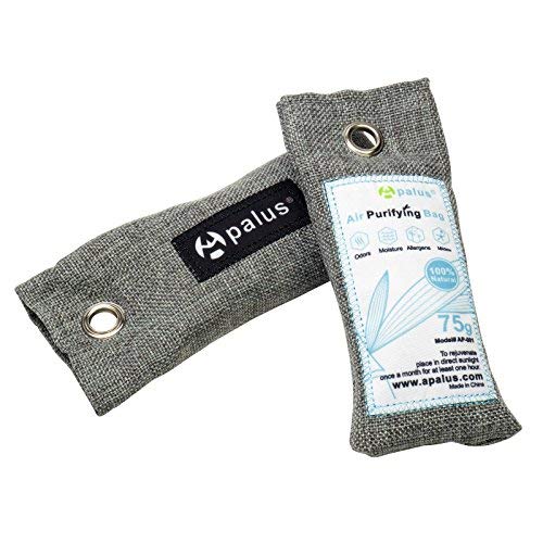 Apalus Mini Air Purifier Bags - Bamboo Activated Charcoal Air Freshener