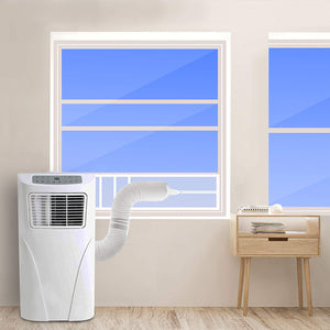 HOOMEE Adjustable Sliding Window Seal for Portable Air Conditioner and Tumble Dryer – Min Size 35x62 cm Max Size 35x92 cm - Works with Sliding and Hung Windows, Easy to Install, Waterproof