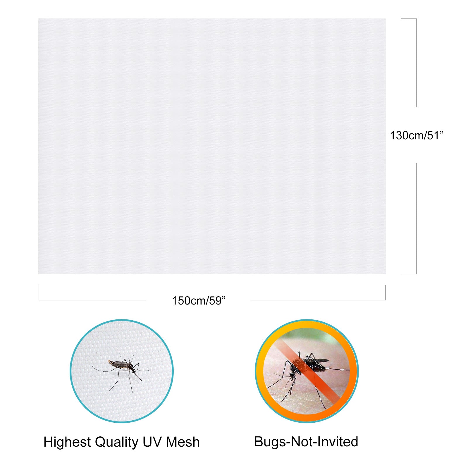 Apalus Universal Window Transparent Fly Screen | Washable Mesh | Adjustable Insect Net, DIY Window Size - Mosquito & Bug Protection