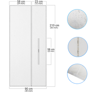 HOOMEE | AirLock Door Seal For Portable Air Conditioner and Tumble Dryer | 90x210cm | 35,5x82,5 inches